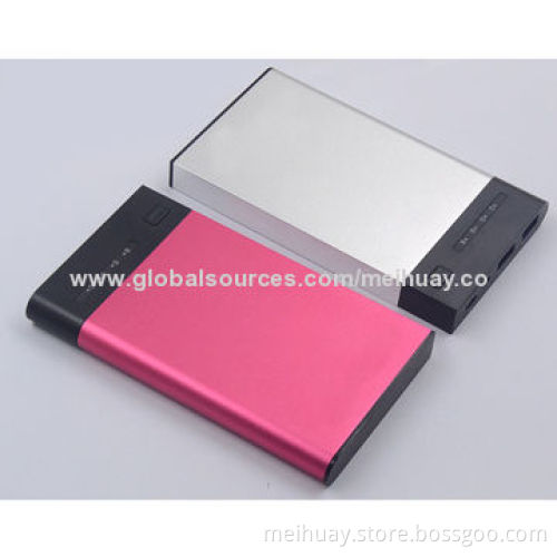 Aluminum Power Banks for Mobile